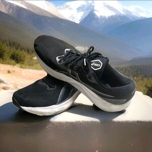 Asics Men's Gel-Kayano 30 Black White Running Shoes  Size 15 Athletic Sneakers.